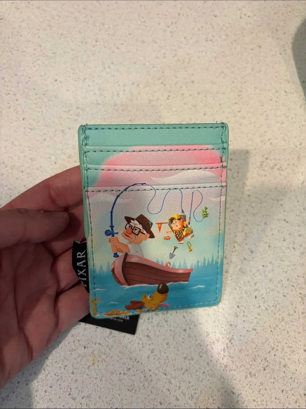 Pixar Up Fishing Adventure Backpack and Card Holder Set - Her Universe NWT